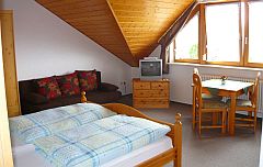 Wohn-Schlafzimmer Ferienwohnung Roland